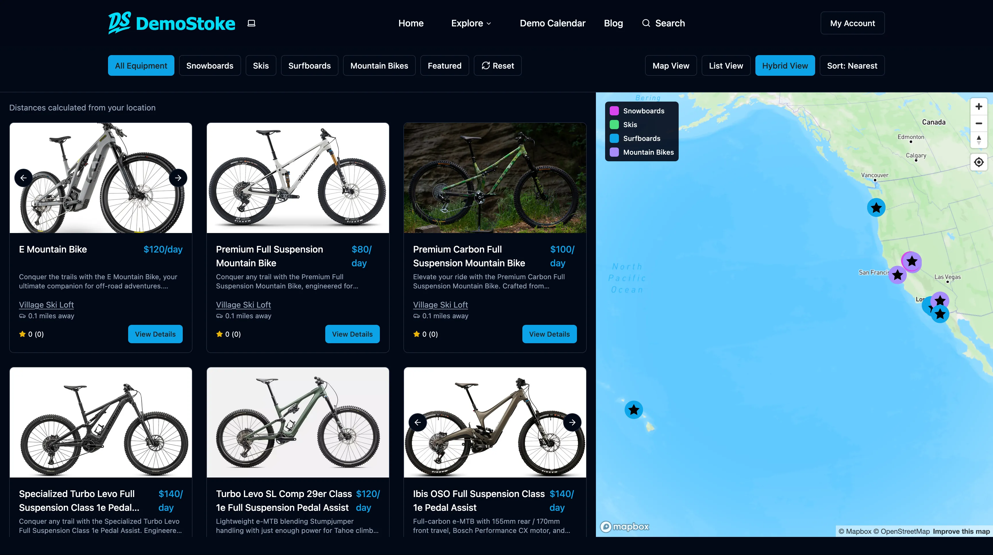 DemoStoke Hybrid View